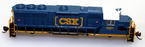 (image for) Body Shell - CSX #6001 (N GP40)